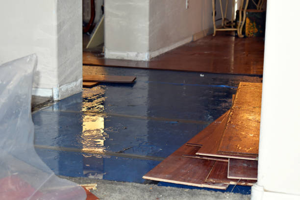 Professional Emergency Water Damage Restoration technician working in Hartland, WI